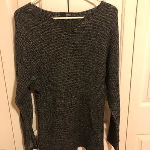 Black and grey sweater